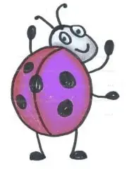 ladybug - purple denny