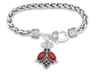 ladybug charm bracelet