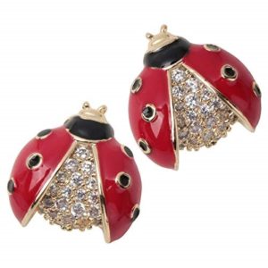 ladybug stud earrings